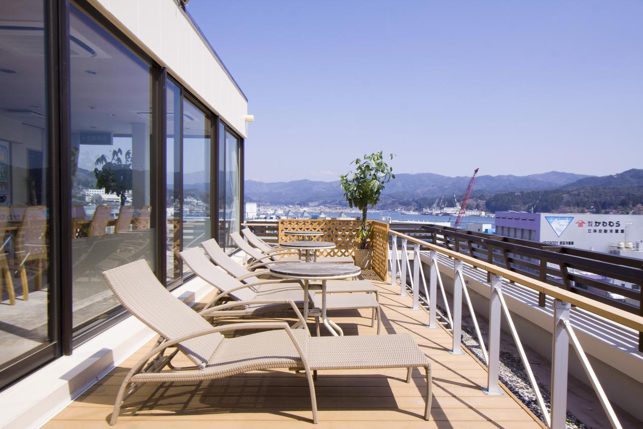 Hotel Ikkeikaku Kesennuma Buitenkant foto